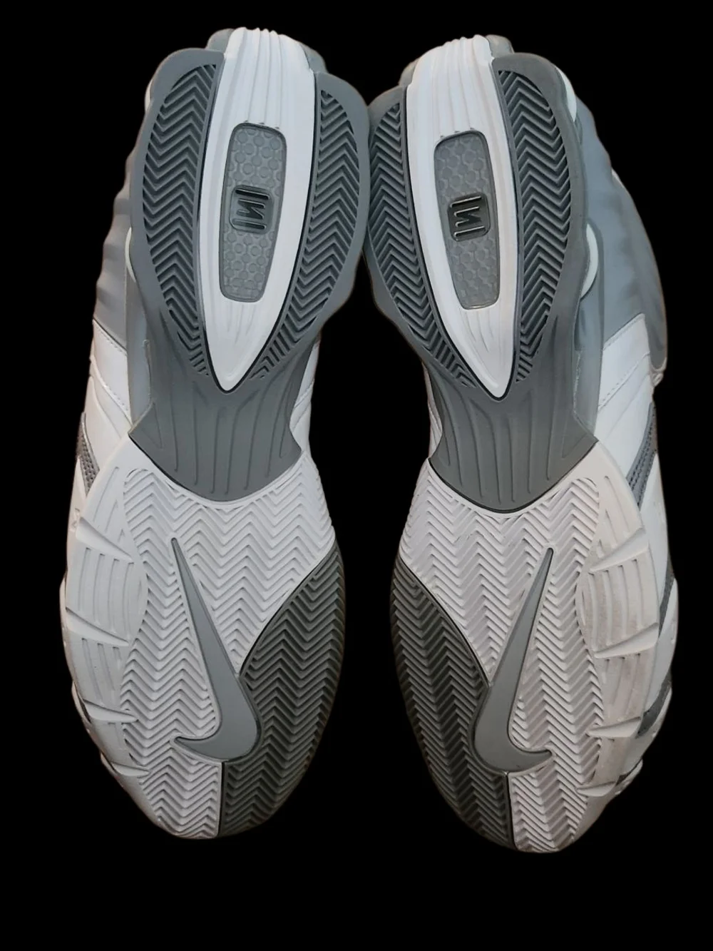 Nike Shox Zoom Flight 2005 311240-103 Basketball Hi White Silver Shoes Sz US 12